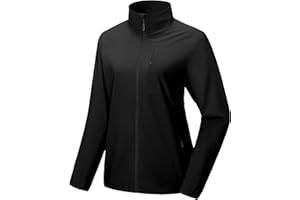 Little Donkey Andy Women's Running Woven Jacket Lightweight Breathable Windproof UPF50+ Shirt for Hiking Golf