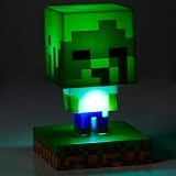 Paladone Minecraft Zombie Light Officially Licensed 4" Creeper Night Light view 5