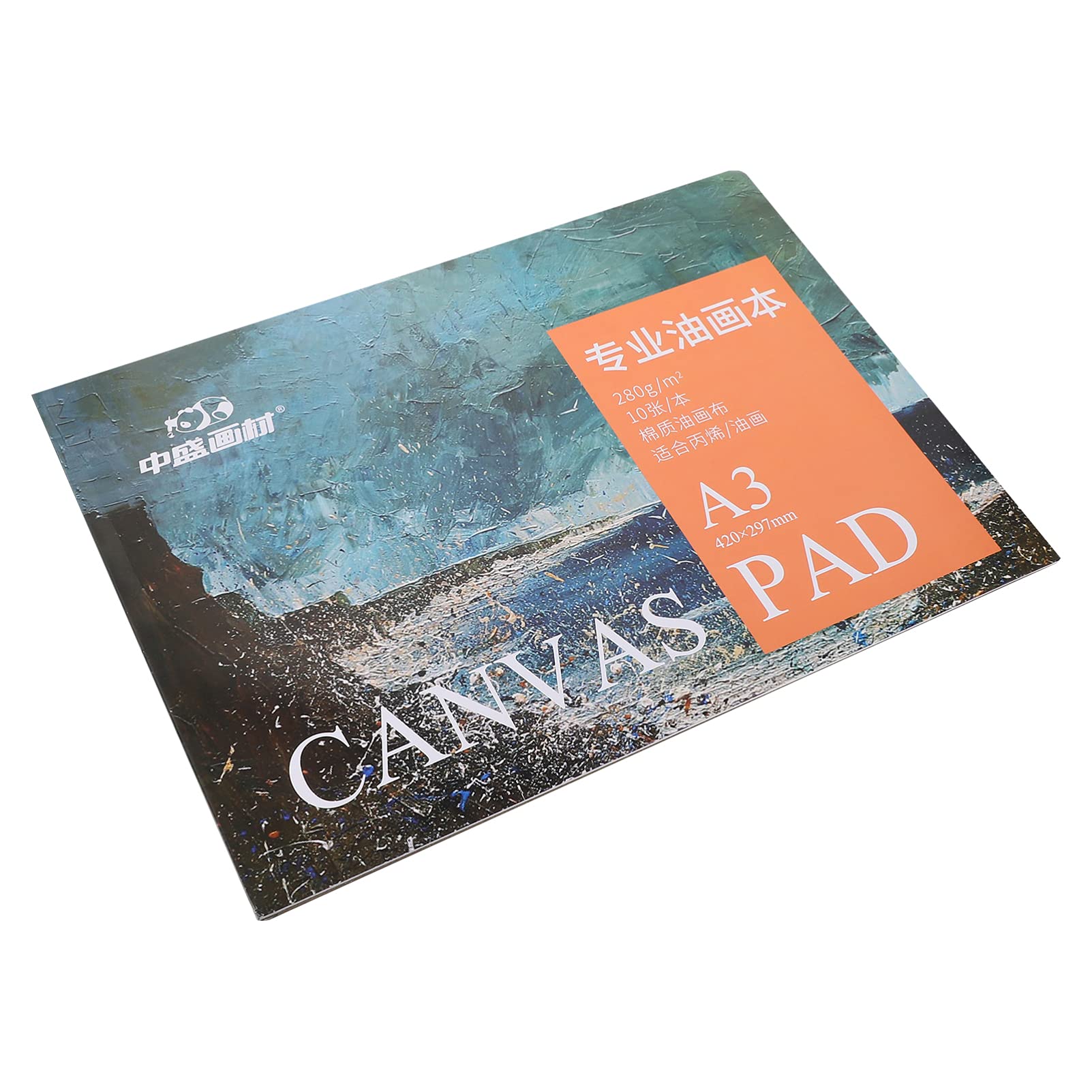 HEALLILY Oil Paper Pad A3 Blank Canvas Watercolor Acrylic Painting Supplies White