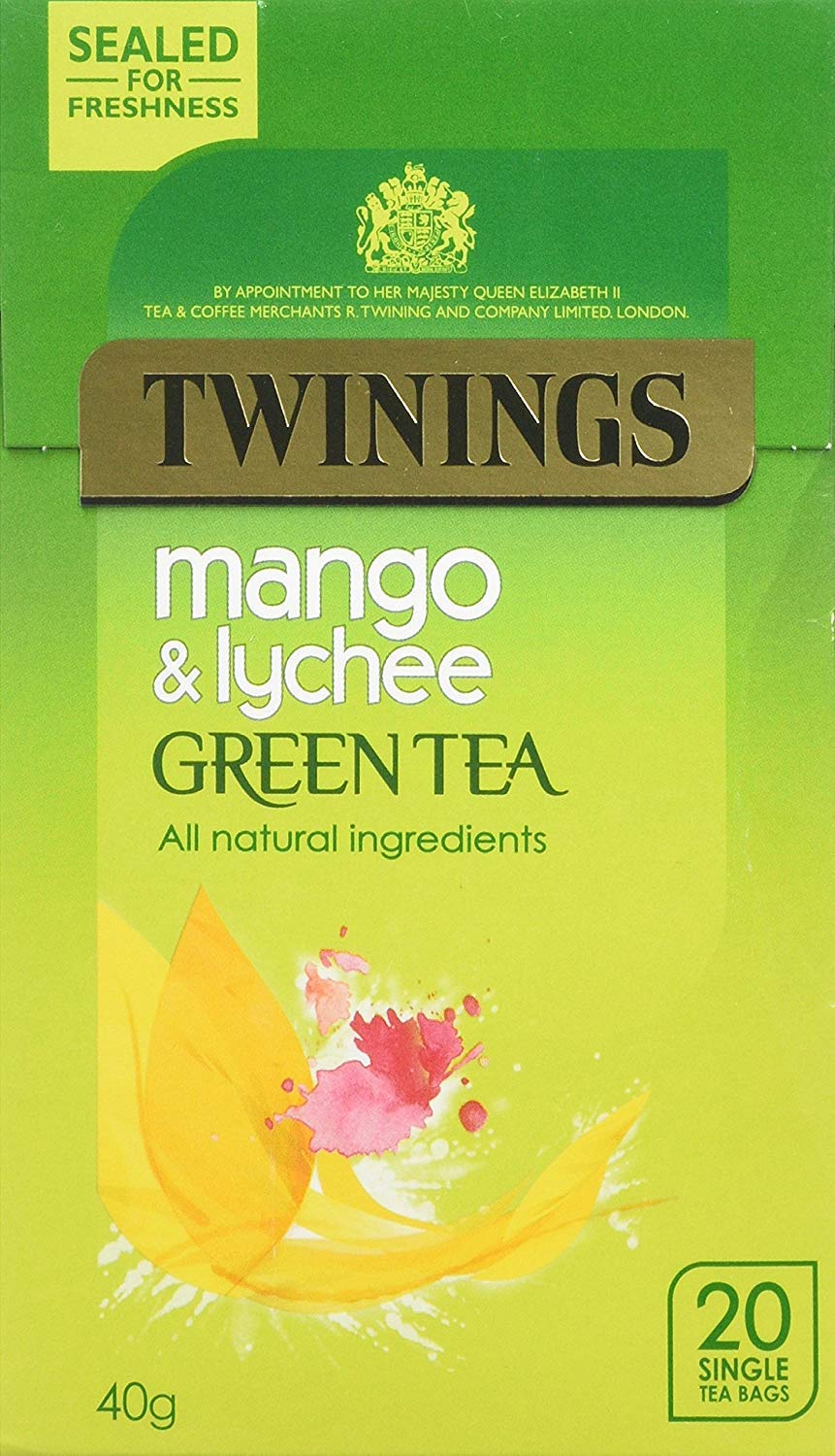 Twinings Mango & Lychee Green Tea 20 Tea Bags Buy Online in United Arab Emirates at Desertcart