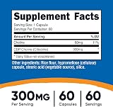 Nutricost CDP Choline 300mg Citicoline 60 Veggie Capsules Non-GMO Vegan view 2