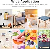 Redamancy 540 Pcs Self Adhesive Dots Hook Loop Dots 10mm White view 7