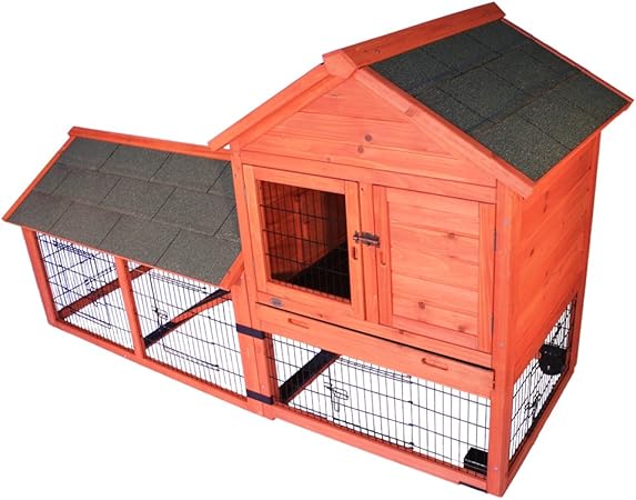 trixie small animal hutch with outdoor run