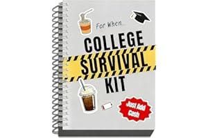 The 'For When..' College Survival Kit Gift Card Book, 2026 College Graduation Gift Card Holder Book, Funny Interactive Pages 