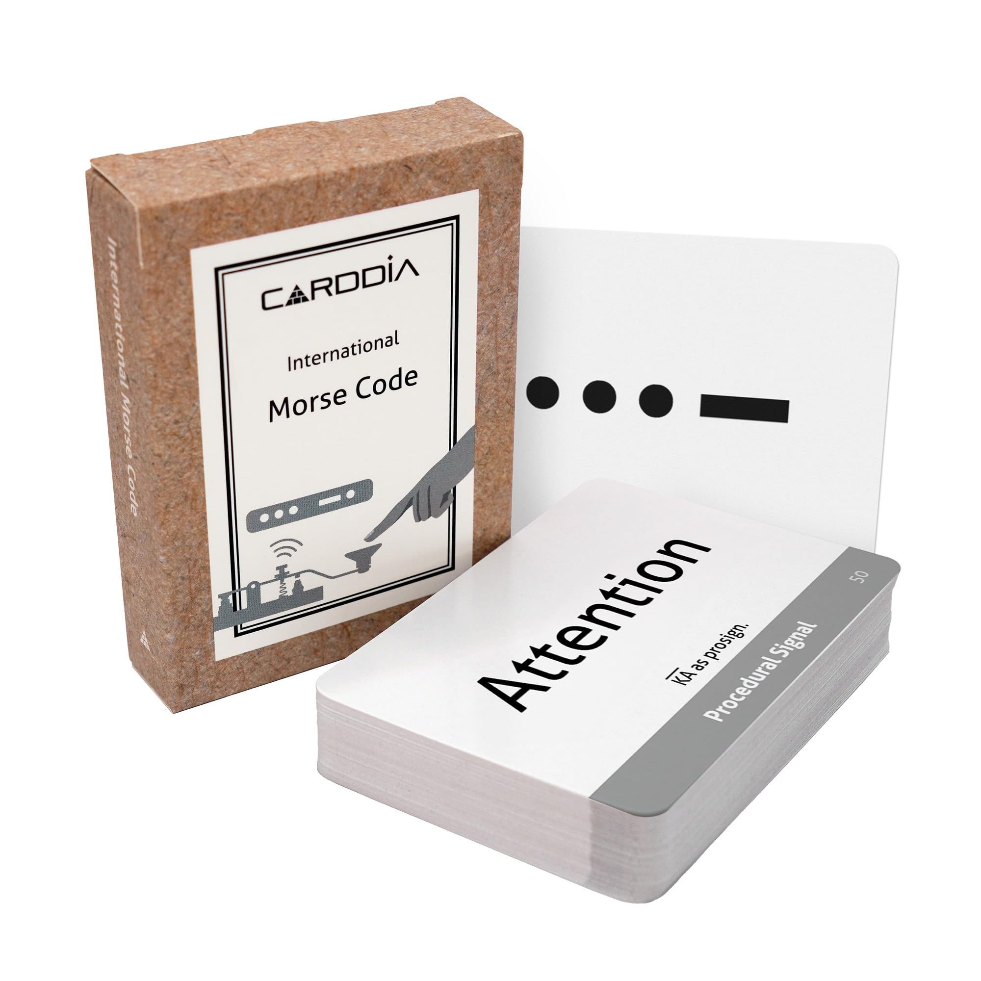 International Morse Code Educational Flash Cards (ITU Standard)