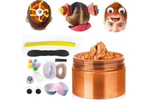 CHEROCITO Orange Temporary Hair Color Wax Kit for teenagers,Washable Crazy Hair Day Accessories, Gifts for Kids,Instant Hair Dye Color Wax for Party, Cosplay, Halloween, Christmas,Crazy Hair Style