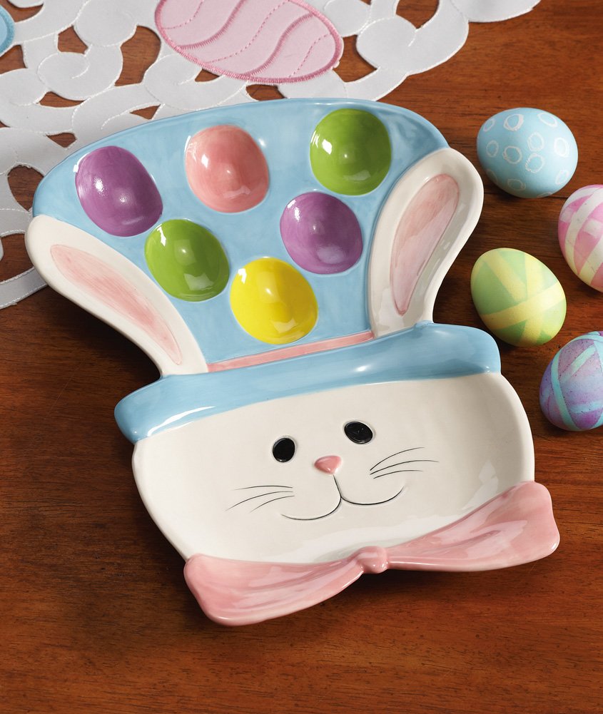 Easter Deviled Egg Plates Platters Easter Wikii
