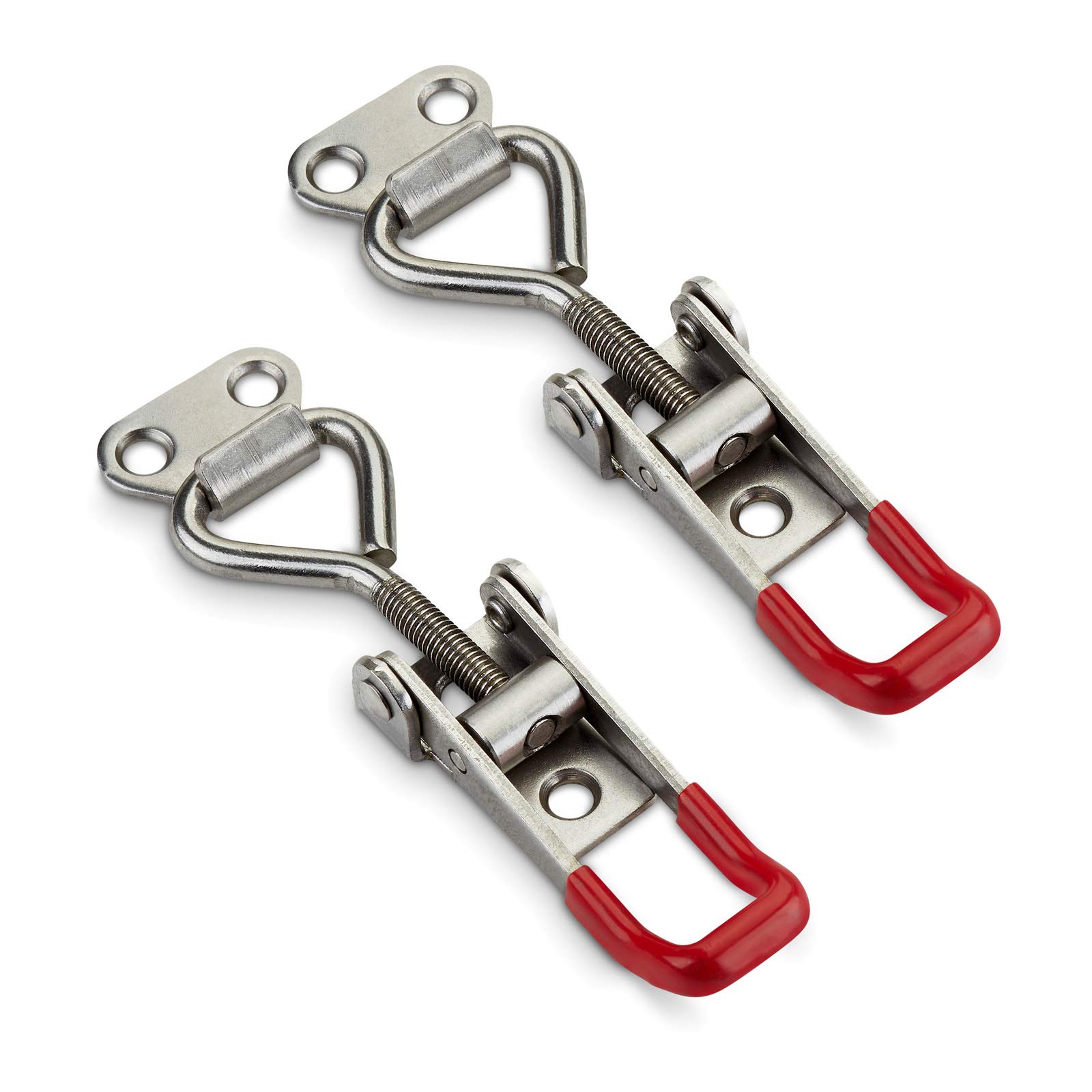 Set of 2 Junker tension latches M5 (holding force 165 kg) stainless steel SS304 adjustable quick release.
