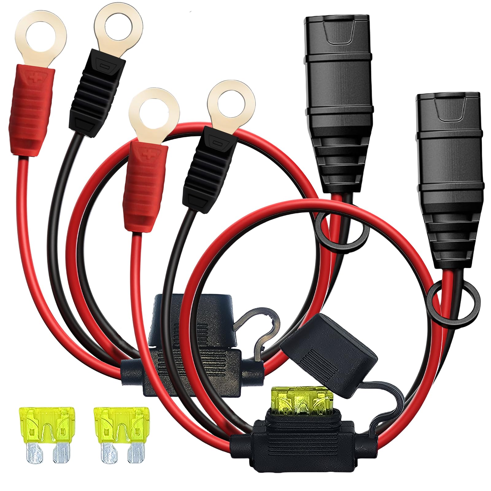 Photo 1 of 2 Pack GC002 X-Connect fit for NOCO Battery Charger Accessories,M6 (1/4in) XL Eyelet Terminal,Smart Batteries Trickle Charger Cable