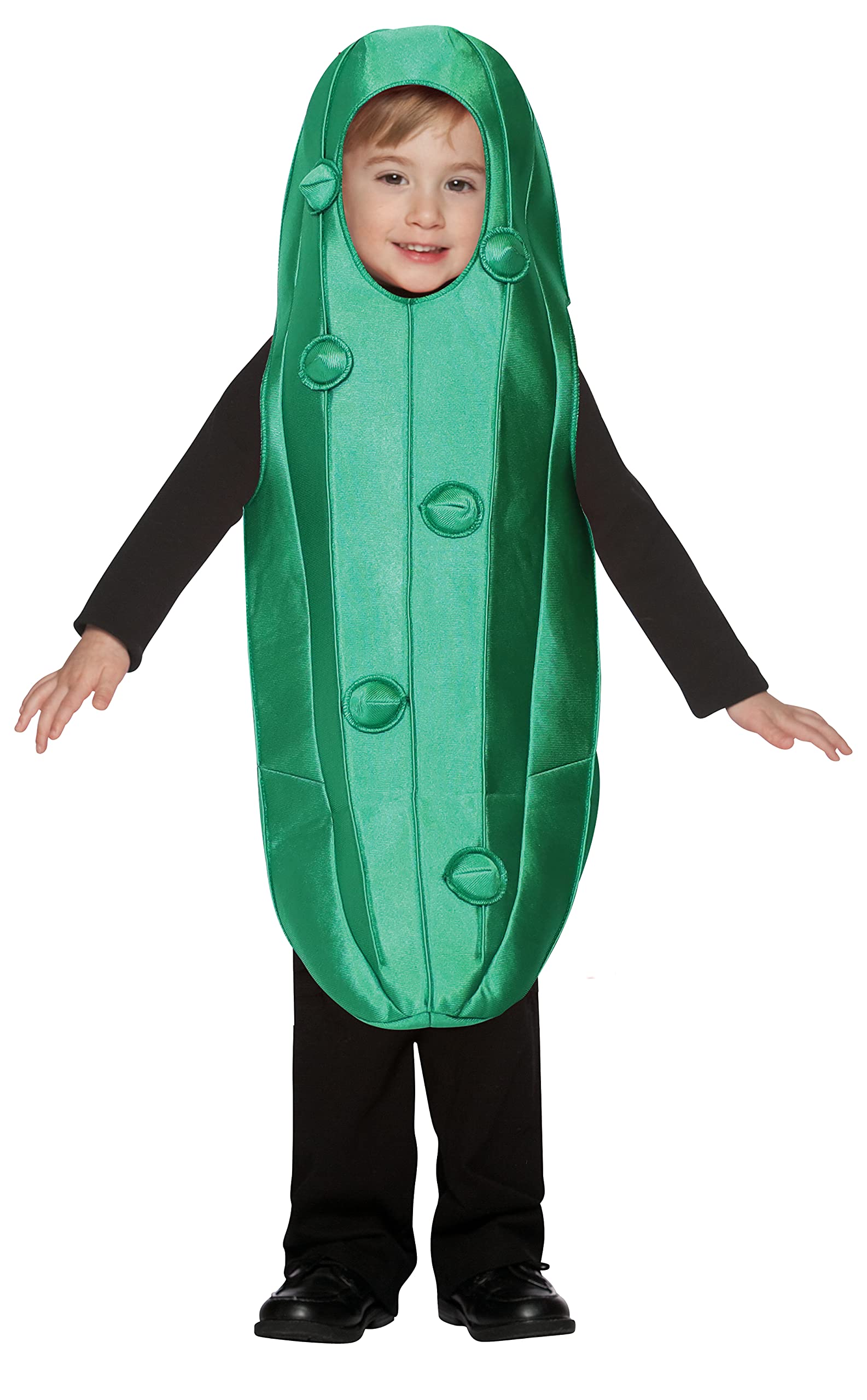 Ultimate Pickle Kids Costume Dill Spear Dress Up Imagination Party Costumes, Baby 18-24 months & Child Sizes 3-4 & 4-6 (Child 3-4)