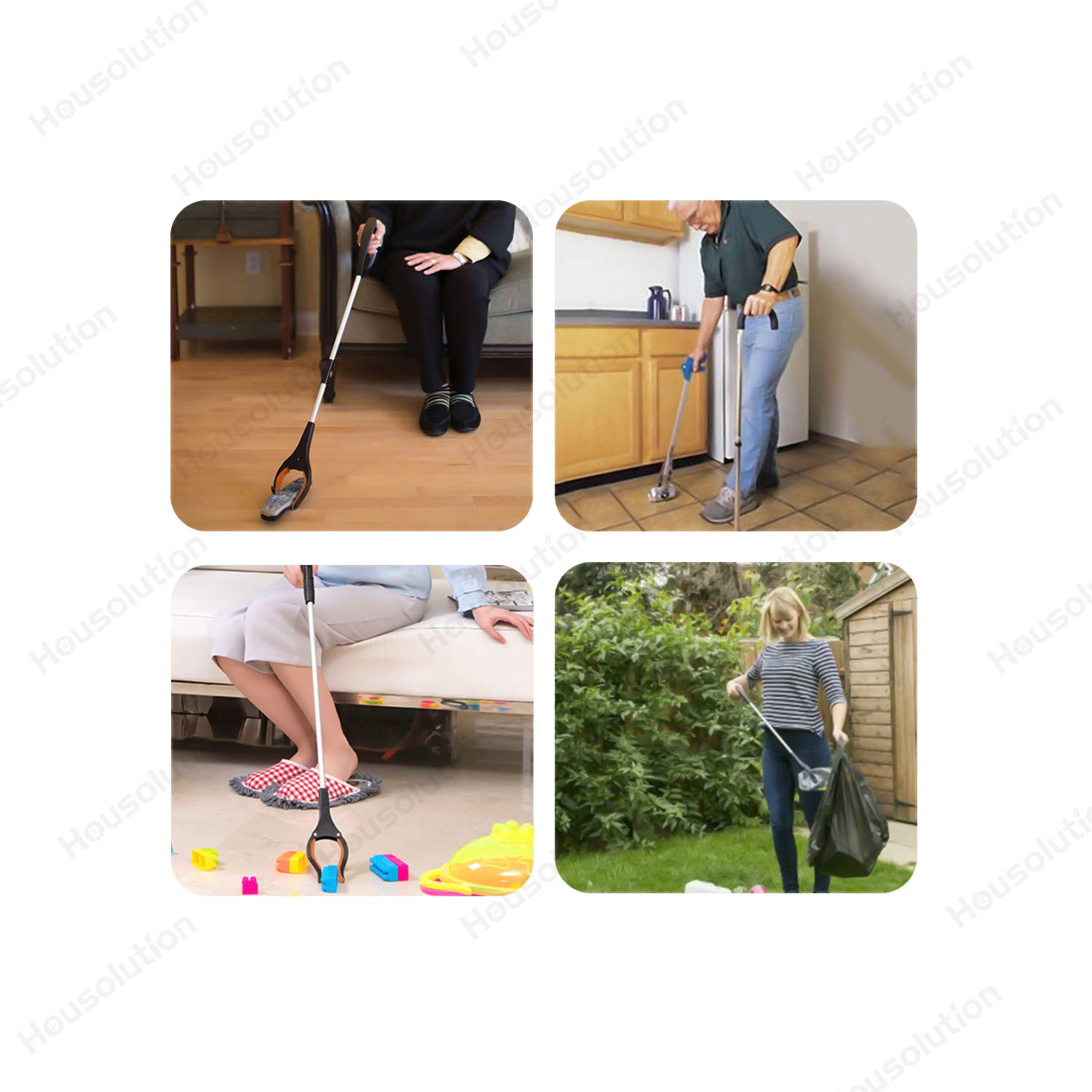 Housolution Pinzas Extensibles Larga, 83cm Plegable