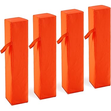 Lot De 9 Marqueurs De Terrain De Football - Haute Visibilité - Poids Inclus