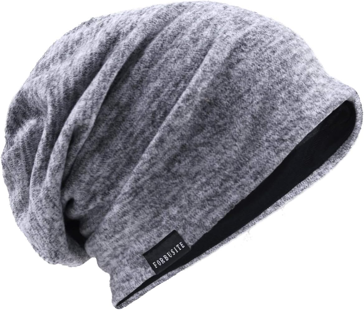 Men's Slouchy Beanie Summer Thin Skull Cap Baggy Oversize Knit Hat