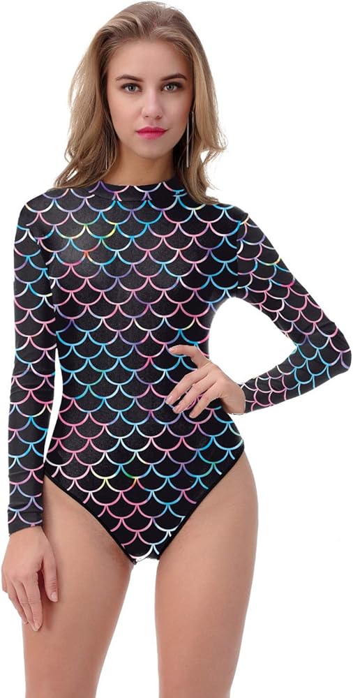 Women S Clothing Women Full Body Jumpsuit Zipper One Piece Swimsuit Fishscale Rashguard Dive Skin Clothes Shoes Accessories Pentadott Ng