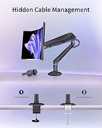 Ergounion Single Monitor Arm for Screens up to 32