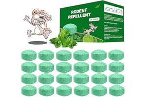 BALANCEXLITE PLUS Mouse Rodent Repellent, 24 Pack Peppermint Oil to Repel Mice and Rats– Works for Mice Repellent, Squirrels, Indoor/Outdoor Use, Safe for Homes & Pets