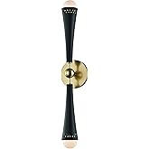 Hudson Valley Lighting Tupelo 2-Light LED Wall Sconce - 45 Inches Wide by 23 Inches High-Aged Brass Finish