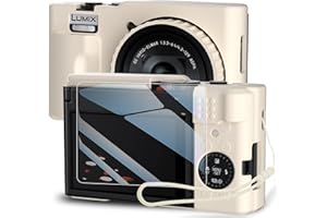 TUOOUT Silicone Case for Panasonic LUMIX ZS99 Digital Camera with with Removable Lens Cover and Screen Protector and a Lanyar