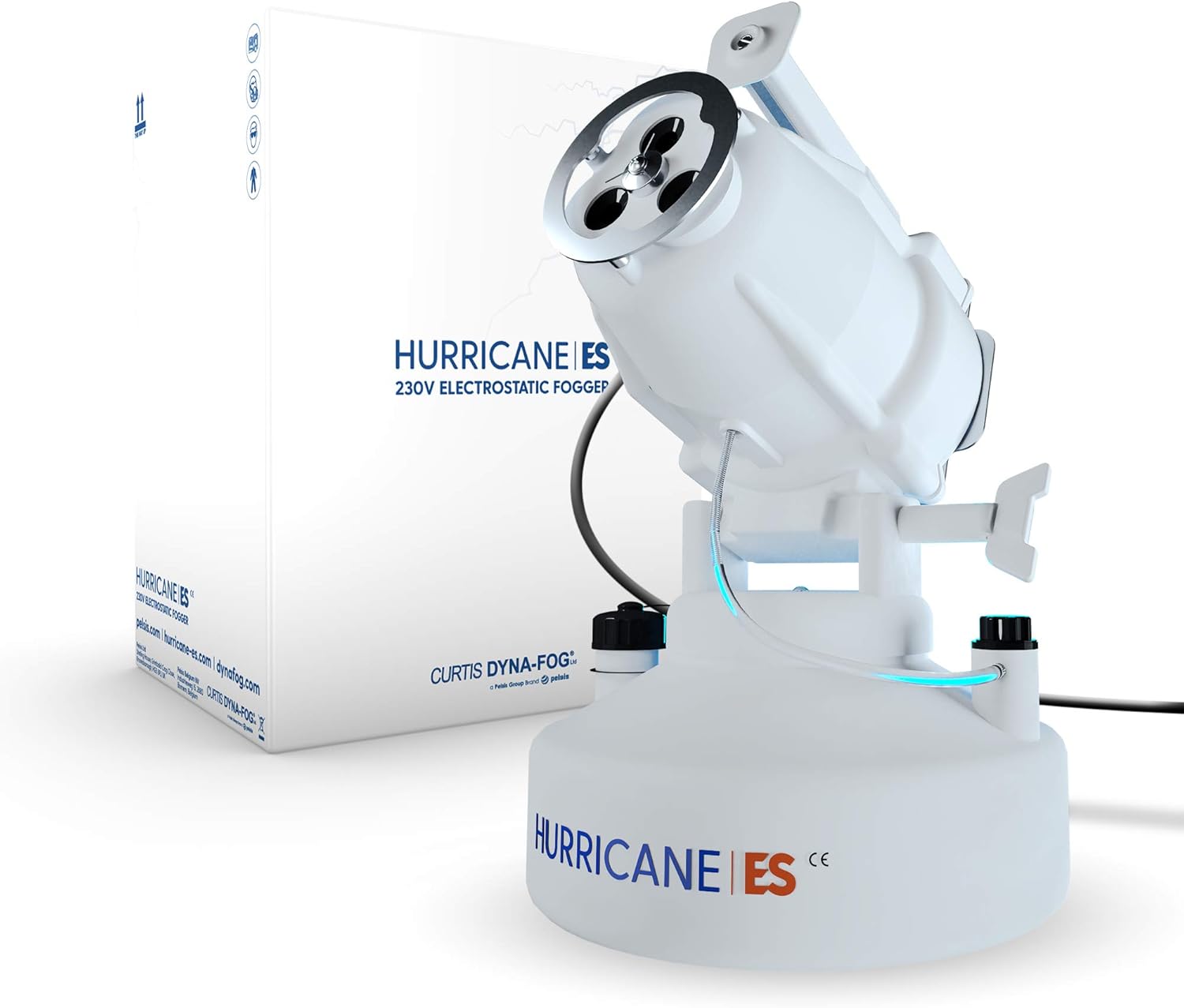 Curtis DynaFog Hurricane ES Handheld Electrostatic ULV Fogger, White