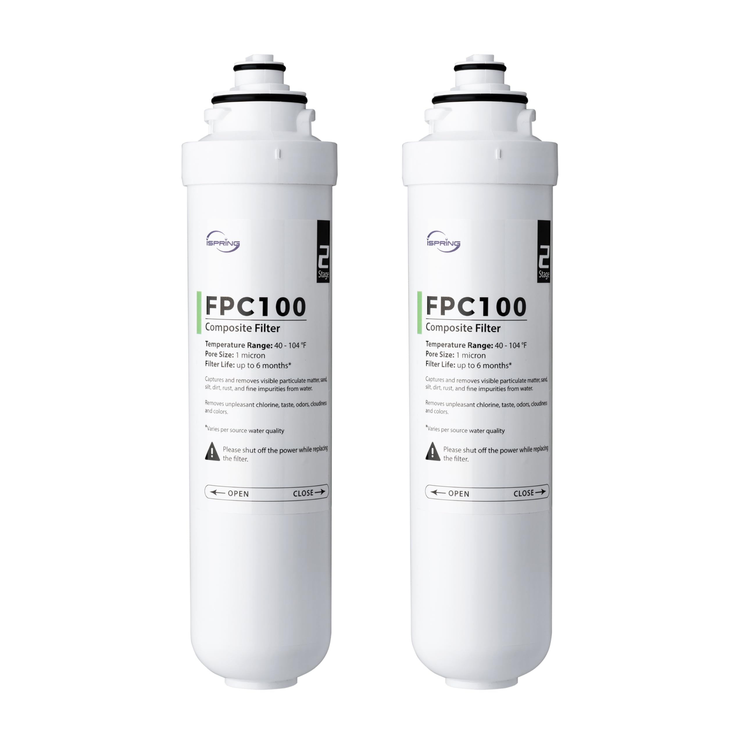 iSpring FPC100X2 Replacement Filter for RCD100