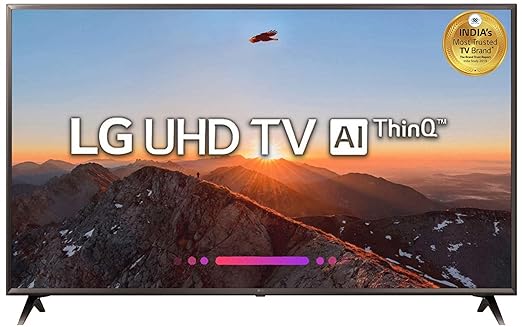 LG 164  cm (65 Inches) 4K UHD LED Smart TV 65UK6360PTE (Black) (2018 model)