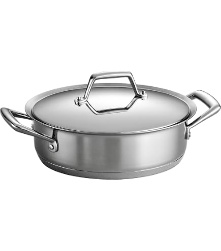 Amazon.com: Silit Achat High Casserole with Lid, Silver, 24 cm