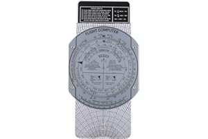 E6b Flight Computer Aviation and Rule Slide Plotter Pilot for Tool Flight Training Navigation Planning Lasting Measuring Abs 