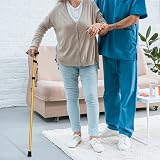 SupreGear Walking Stick Adjustable Folding Cane Gold Lightweight 4-Section view 7