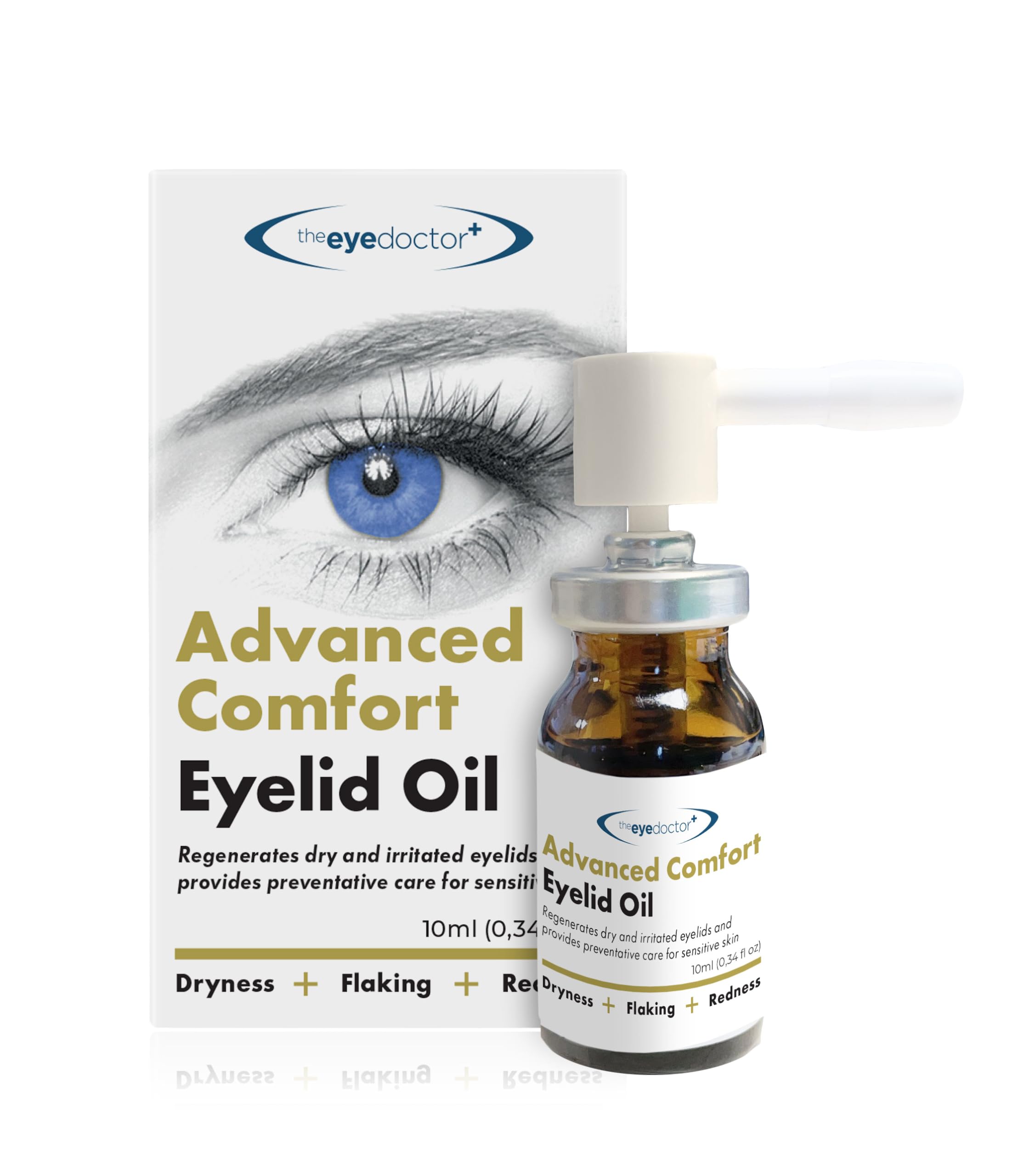The Eye Doctor Advanced Eyelid Oil – Moisturising & Nourishing Eyelid Oil For Dry & Irritated Eyelids – Suitable For Sensitive Skin, 10ml