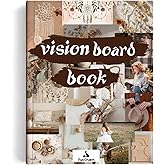 FunCharm Vision Board Book Supplies with 1500+ Images & Quotes Collage Magazine Book, Wall Clip Art Scrapbook Journal Vision Board Making Kit for Beginners Women Men Girls Coquette Room Decors