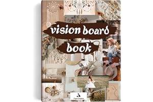 FunCharm Vision Board Book Supplies with 1500+ Images & Quotes Collage Magazine Book, Wall Clip Art Scrapbook Journal Vision 