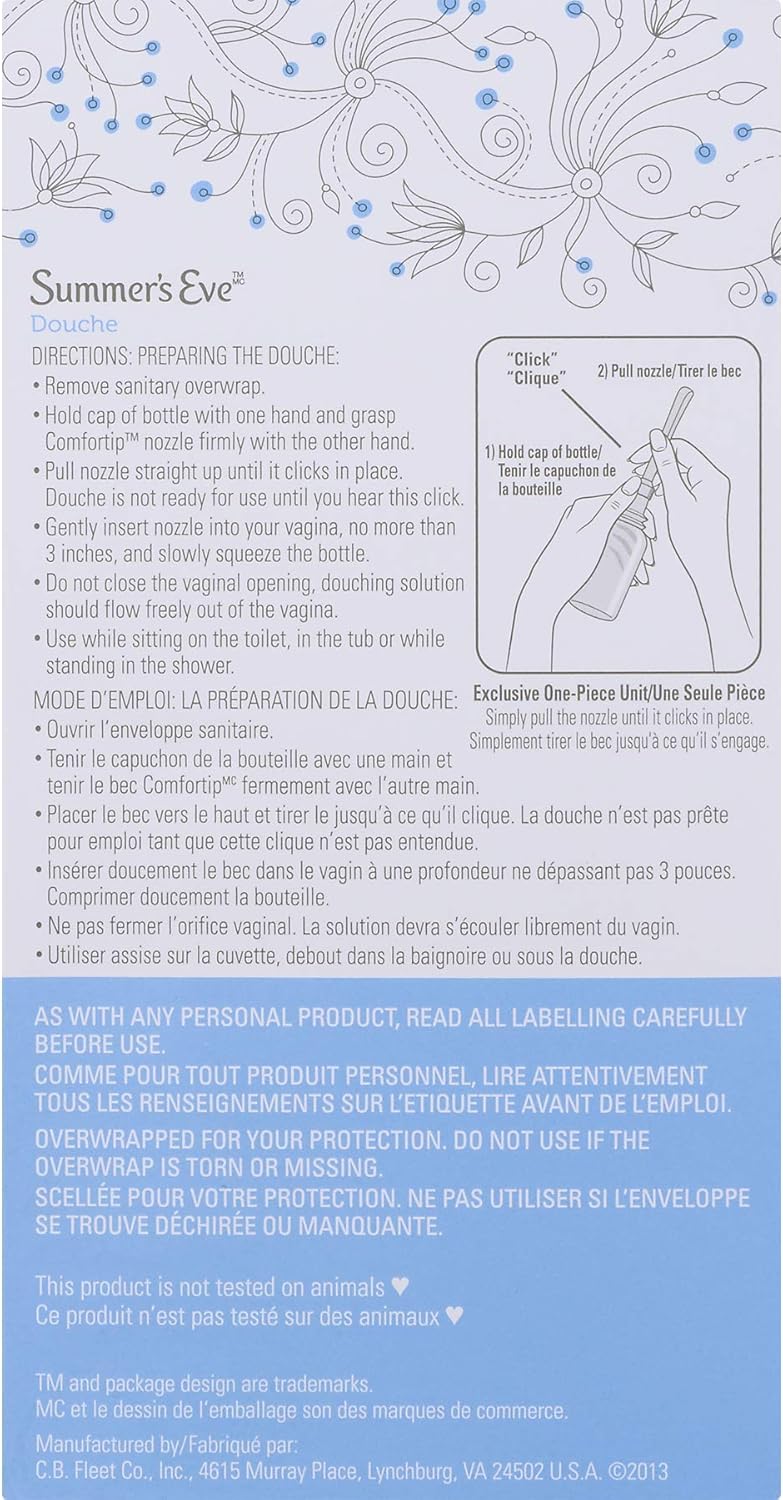 Summer's Eve Extra Cleansing Vinegar & Water Douche, 9 Fl Oz : Beauty