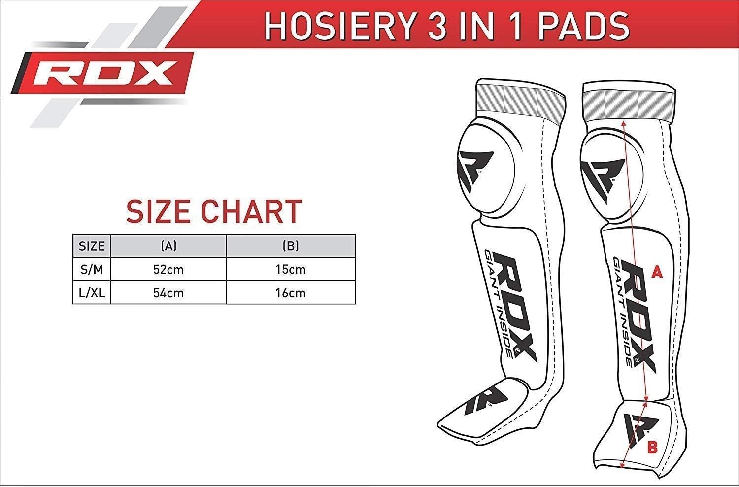 RDX Shin Guards for MMA Fighting, Kickboxing Training Knee Brace Support, Muay Thai Leg Protector Instep Foam Pads, Foot Protective Gear for Martial Arts, Sparring, BJJ, Karate : Sports & Outdoors
