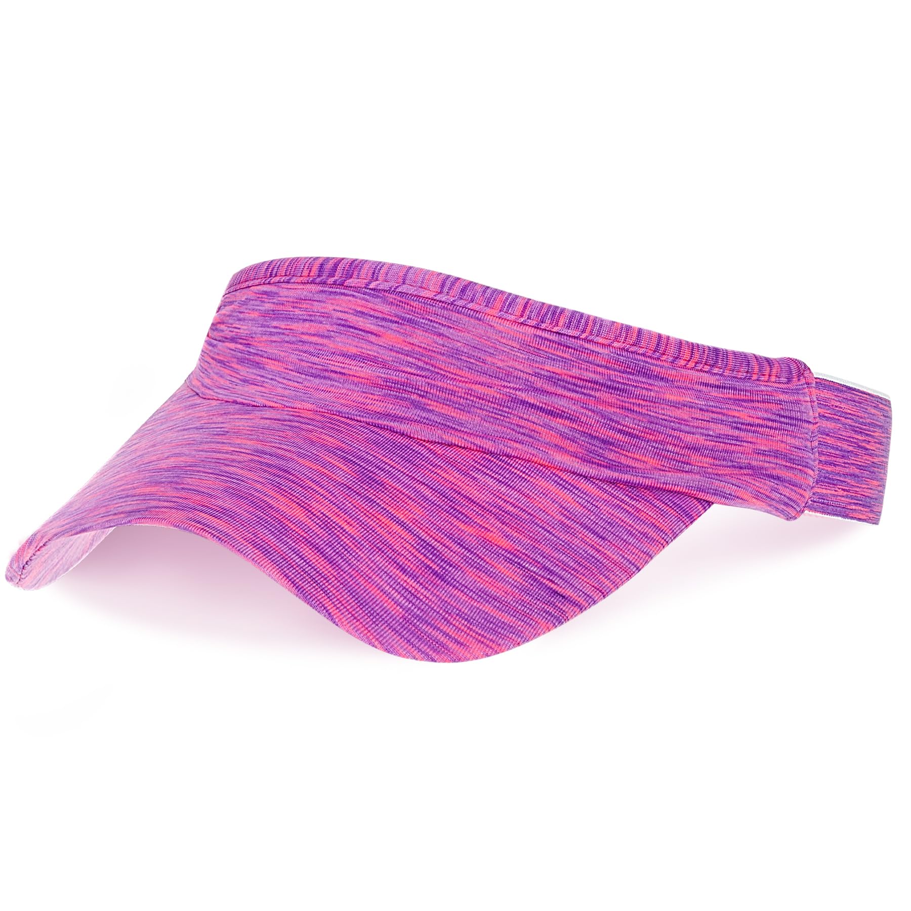 Photo 1 of Marrywindix Hot Pink Sun Visor Hat Stretch Headband Sport Wear Athletic Elastic Cap for Women and Men