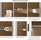 Jiayi Adhesive Magnetic Door Catch 2 Pack Ultra Thin Self Adhesive view 7