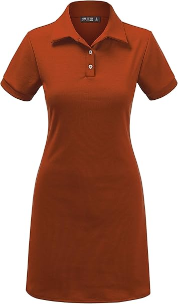 red polo dress