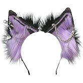 Ekwikzz Cat Cosplay Ears Cat Ears Headbands Clips Accessories Punk Gothic Cross NEW01-ALL