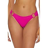 Becca Marble Canyon Hipster Bikini Bottom, Cheeky Coverage, Swimwear Separates for Women