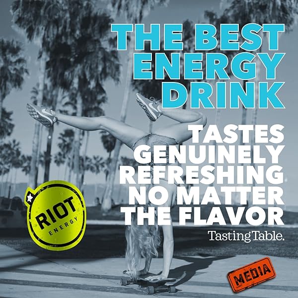 RIOT CLEAN ENERGY DRINK, BERRY, ORGANIC, NO SUGAR ADDED, MADE WITH REAL FRUIT, 100MG L-THEANINE, 16 FL OZ