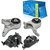 PHILTOP Set of 4 Engine Mounts for Chevy Malibu 2008-2012 3.6L | Transmission Mounts for Pontiac G6 2007-2009 3.6L, for Saturn Aura 2007-2009 3.6L, A5354HY, A5435, A5386HY, A5436