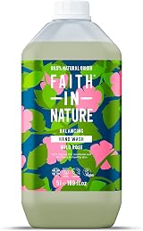 FAITH IN NATURE Wild Rose Hand Wash 5L Refill Vegan Cruelty Free SLS Parabens