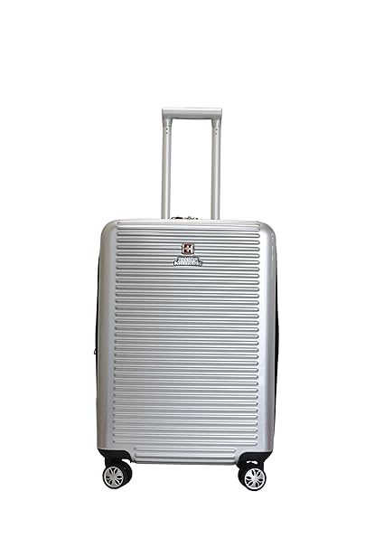 Swiss Military Unisex Silver Hard Top Luggage (HTL13)