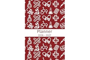 Planner 2026-2027: Agenda for Pharmacist, Pharmacy Medical Student, Nurse, Doctor, Pharmacy Technician Gifts, Weekly and Mont
