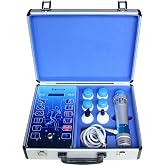 EKVILI Portable Shockwave Therapy Machine for Body Muscle Massager Pain Relief Back Waist Leg and Golf Elbow Shock Wave Deep Tissue Pain Relief with 7 Massage Heads