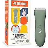 MERIDIAN The Trimmer Original | Body Hair Trimmer for Men & Women | Sage | Rechargeable and Waterproof Shaver for Pubic Area,