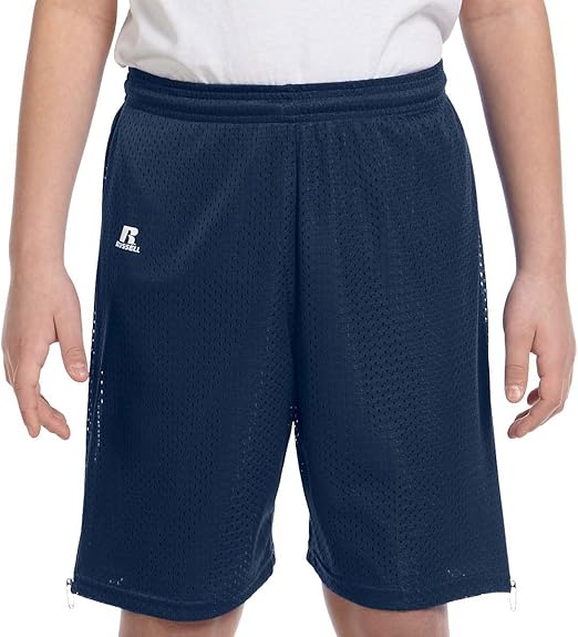 Russell Athletic Men's 7" Mesh Shorts, Navy, medium at Amazon Men’s