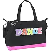 Garment Dance Shoulder Bags for Girls, Teen Dancers, Costumes, Boys | Holographic Glitter Dance Bag for Kids