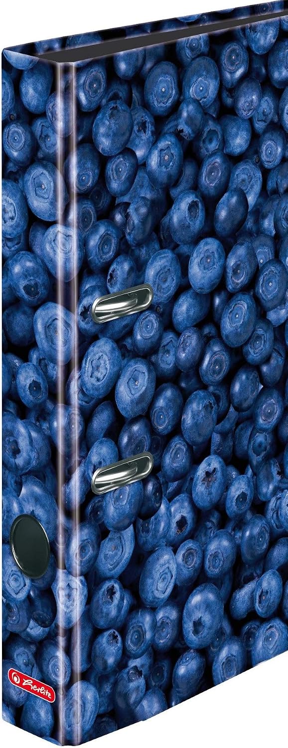 Herlitz A4 Max File Lever Arch File - Blueberry - Image 5