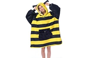 Krifey Wearable Blanket Hoodie, Oversized Sherpa Hooded as Christmas, Birthday Gifts for Mom Women Girlfriend Men