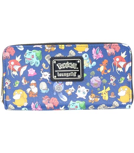 Loungefly Pokemon Eevee Evolutions Floral Traditional Tattoo Print Wallet Amazon.com: Loungefly Pokemon Eevee Evolutions Flap Wallet  main image 4